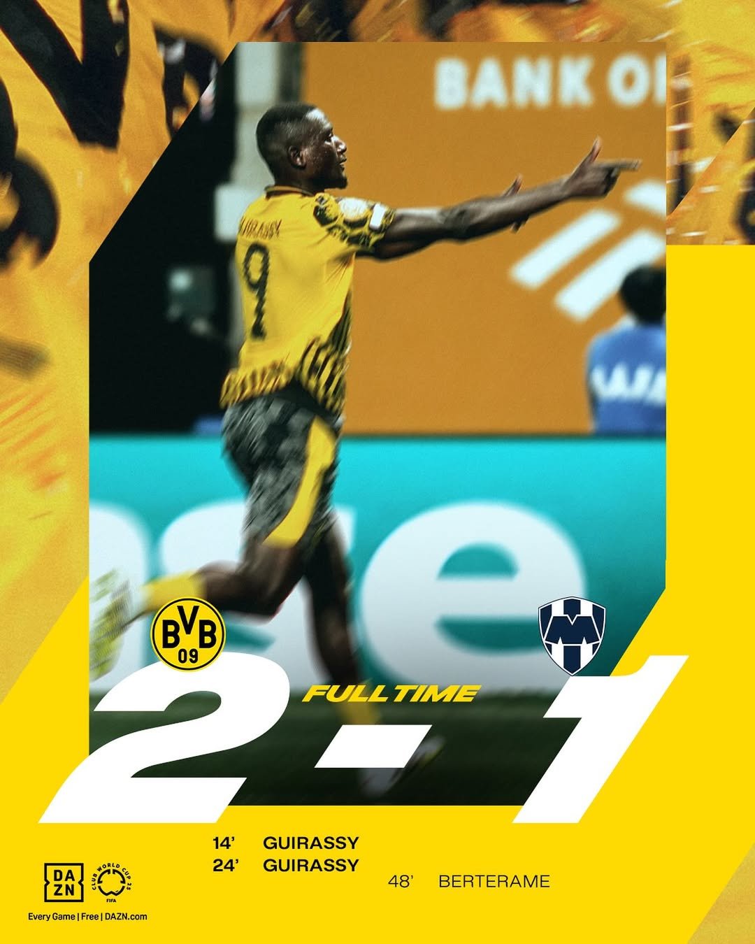 Dortmund Edges Monterrey in CWC Thriller