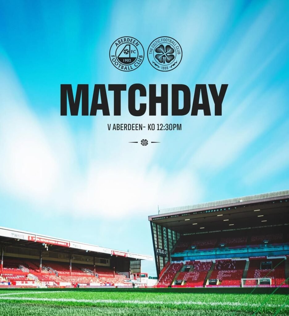 Aberdeen vs Celtic Live: Scottish Premiership Clash Today Aberdeen vs Celtic