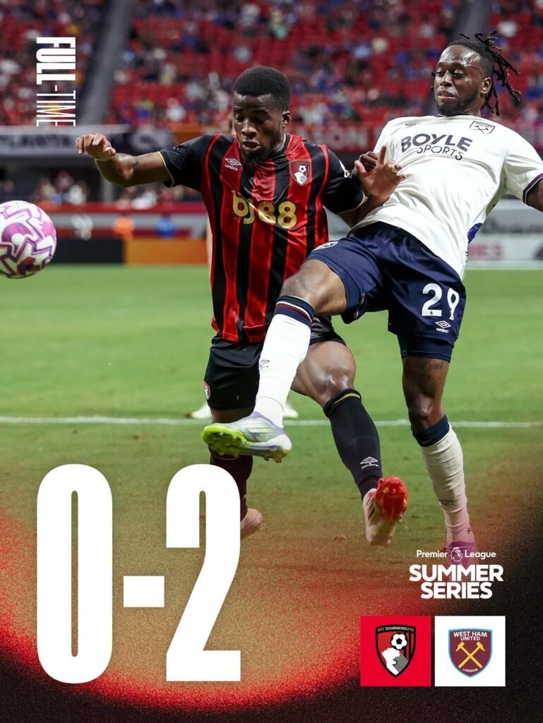 West Ham beat Bournemouth West