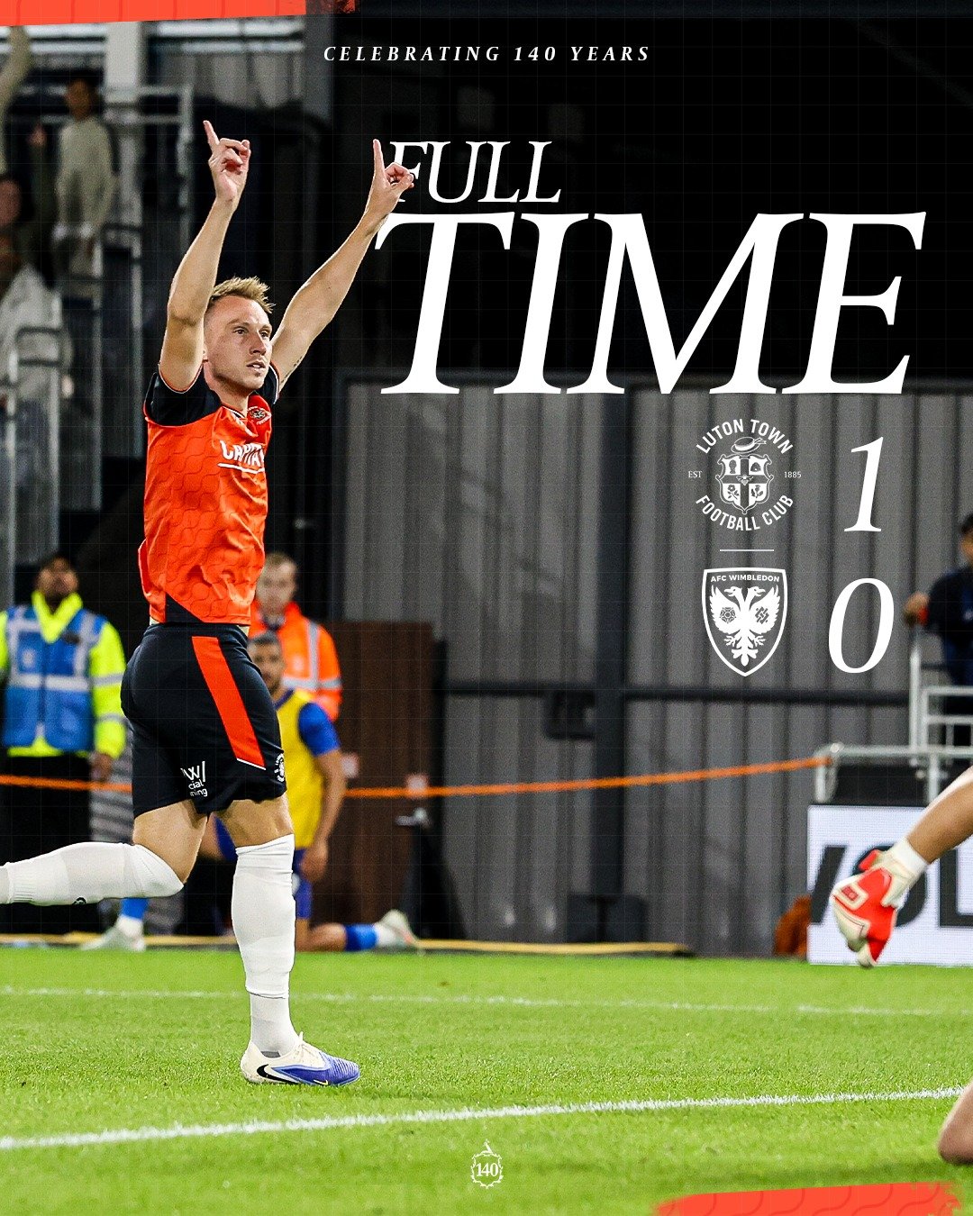 Luton Town edges AFC Wimbledon in season opener
