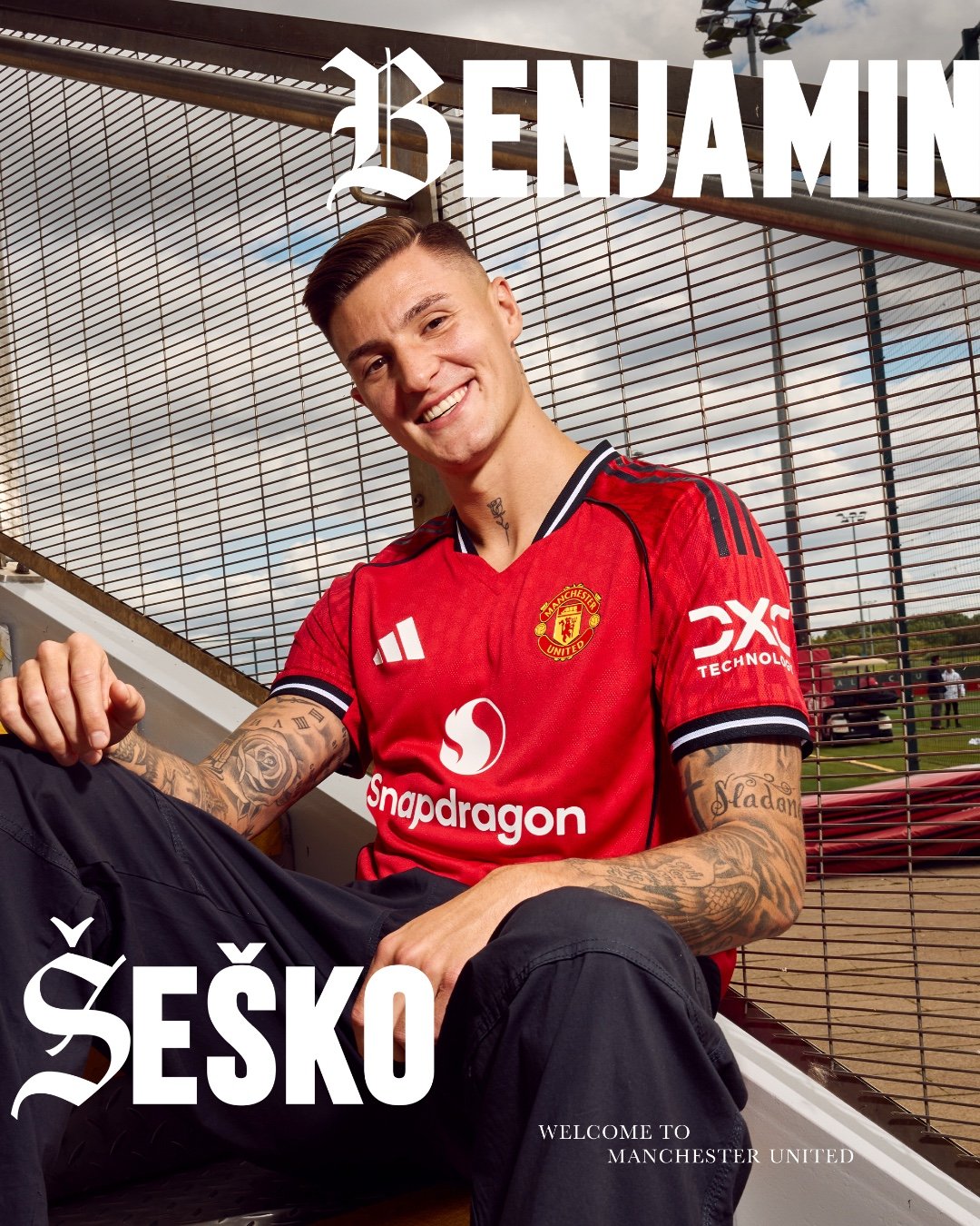 Benjamin Sesko joins Man Utd as new striker