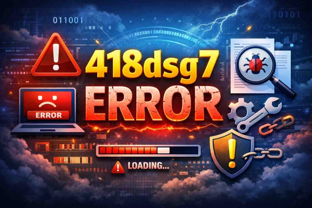 Understanding and Fixing the 418dsg7 Error